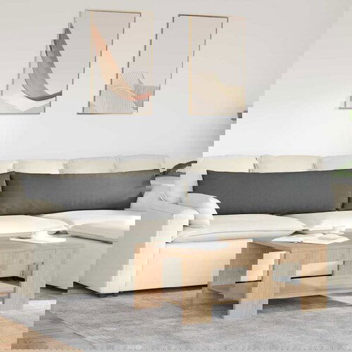 vidaXL jastučići za sofu 2 pcs tamno siva 145 x 40 cm tkanina Cijene