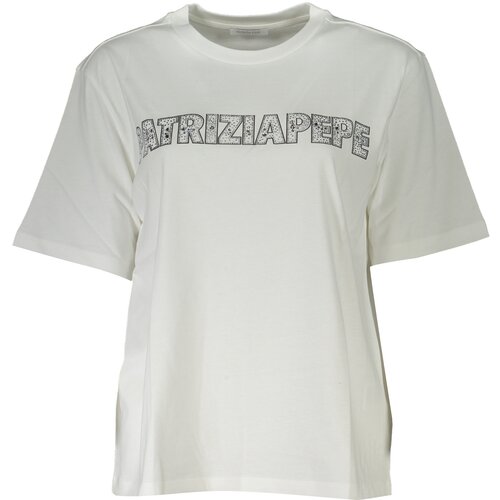 Patrizia Pepe WOMEN&amp;amp;#39;S SHORT SLEEVE T-SHIRT WHITE Slike