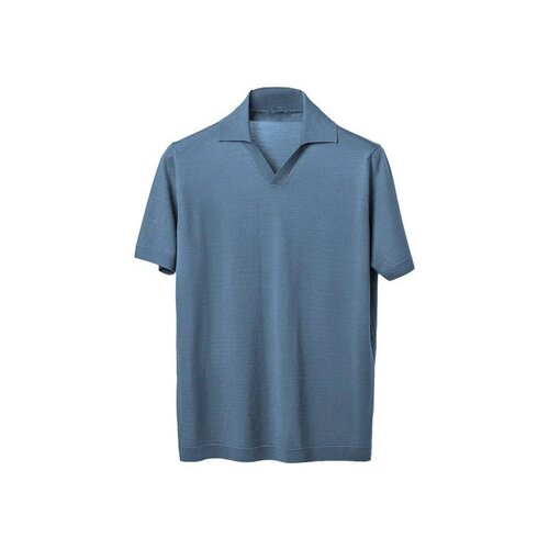 Lanaioli Polo majice kratki rokavi Polo Uomo in lana merino extrafine Cene