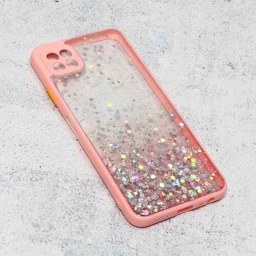Maska frame glitter za samsung A226B galaxy A22 5G roze Slike