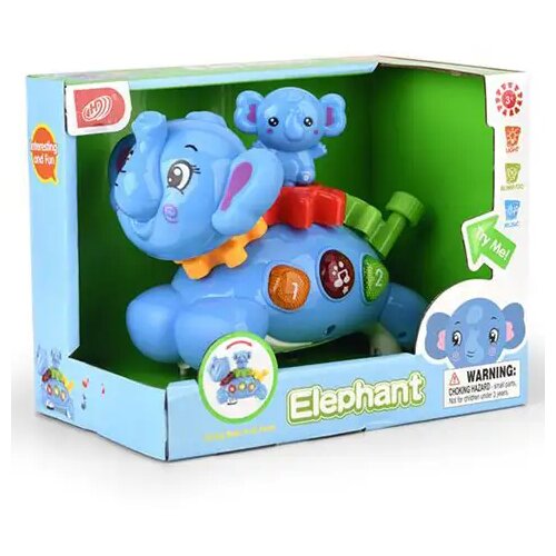 Magic Toys igračka slonić za ljuljanje sa svjetlosnim i zvučnim efektima Cene