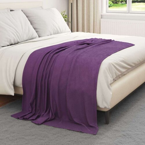  Pokrivači za bacanje 24 pcs Ljubičasta 170 x 130 cm Runo Cijene