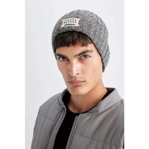 Defacto Men's Label Printed Beret