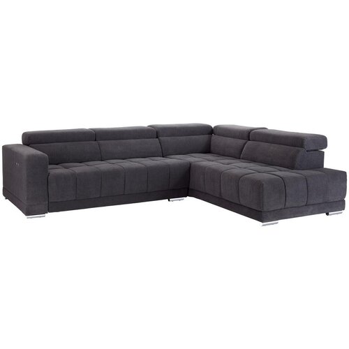 Modern Living sedežna garnitura hogan, siva, relax funkcija Slike