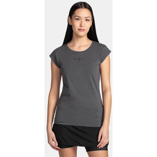 Kilpi Women's cotton T-shirt LOS-W Dark gray Cene
