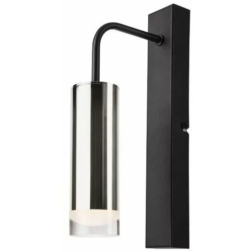 LAMKUR Stenska svetilka v črni in srebrni barvi Diego