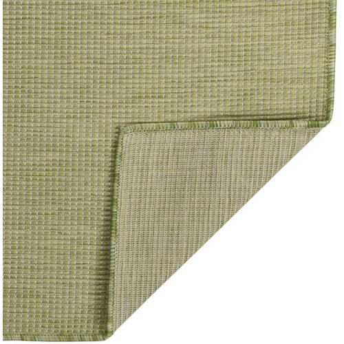 Maison Chic Zunanja Preproga, Rug ploščato tkanje 140x200 cm zelena, (22122724) Cene