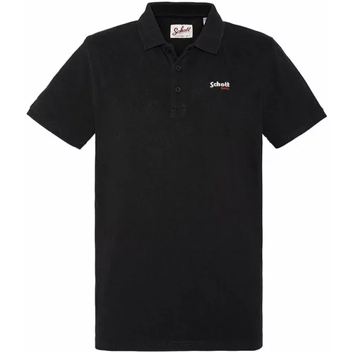 Schott Majice & Polo majice S0022 Črna