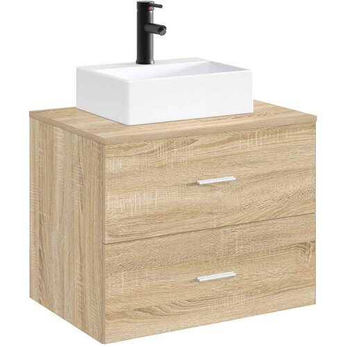 Umivaonik za kupaonicu Mat Crna 39 x 30,5 x 12,5 cm Metal Slike