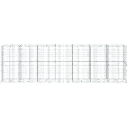  Gabionska ko&amp;scaron;ara s poklopcem 700x100x200 cm pocinčano željezo Slike