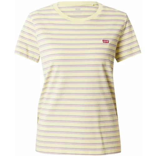 Levi's Majica 'Perfect' pastelno žuta / crvena / crvena ljubičasta / bijela