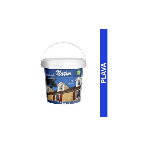  Natur akrilni emajl za drvo i metal 0.75l plava Cene