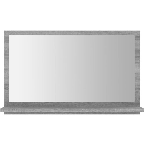  Kupaonsko ogledalo boja sivog hrasta 60 x 10,5x 37 cm drveno Slike