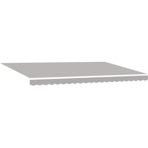 vidaXL Ručna uvlaka svjetlosiva 500x300 cm, Zamjenski materijal za tende za okvir 5x3 m svjetlosiv Cijene