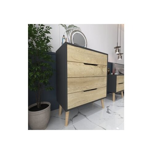 Hanah home komoda s ladicama, krem Cene