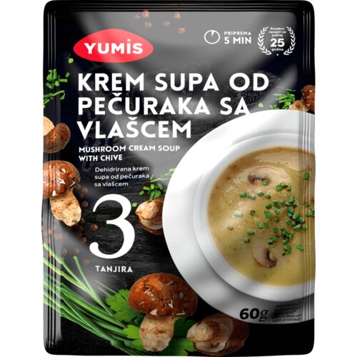 Yumis krem supa od pečuraka sa vlašcem 60g kesica Cene