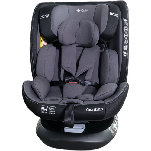 Only Auto sedi&amp;scaron;te Carllino I-size Isofix 40-150cm, Sivo Slike