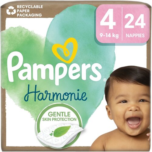 Pampers Harmonie Size 4 plenice za enkratno uporabo 9-14 kg 24 kos Cene