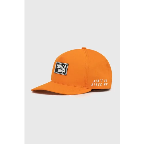 LaBellaMafia Pamučna kapa boja: narančasta, s aplikacijom
