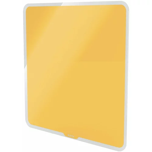 Leitz žuta magnetna staklena ploča za zid cosy, 45 x 45 cm