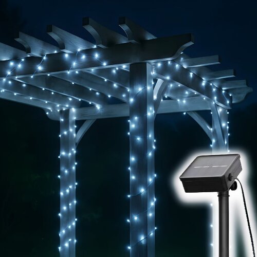  Solarni LED niz 14m, 200 hladno belih dioda SLC200WH Cene