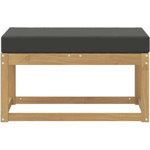  Vanjska stolica klupa s jastukom Bijela 80 x 43 x 45 cm - bijela i antracit 80 cm Otvoreno područje nogu Cene
