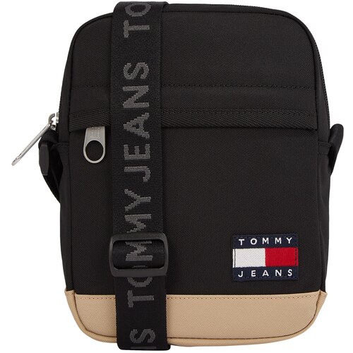 Tommy Jeans Torba za čez ramo 'ESS' bež / mornarska / črna / bela Cene