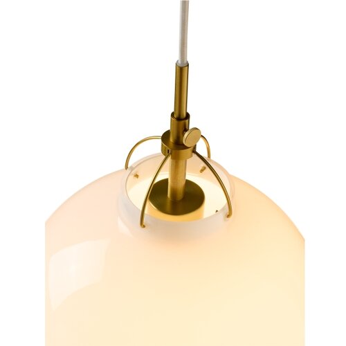 Halo Design 747993 - Visilica na sajli TOSCANA 1xE27/40W/230V prečnik 27 cm krem./mesing Slike