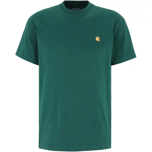 Carhartt WIP Majica 'Chase' zlatno žuta / zelena