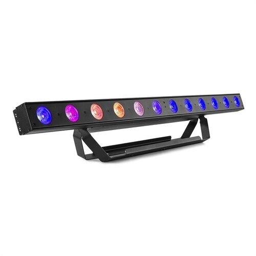 Beamz Professional LCB145, LED svetlobna rampa, 12 x 8 W RGBW LED, zatemnitev, črna barva Cene