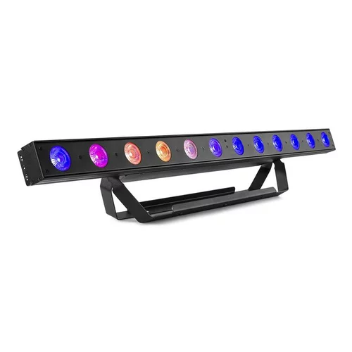 Beamz Professional LCB145, LED svetlobna rampa, 12 x 8 W RGBW LED, zatemnitev, črna barva