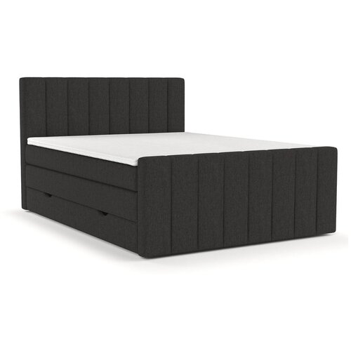 Maison de R&amp;ecirc;ve Črna boxspring postelja s prostorom za shranjevanje 180x200 cm Ruby &amp;ndash; Slike
