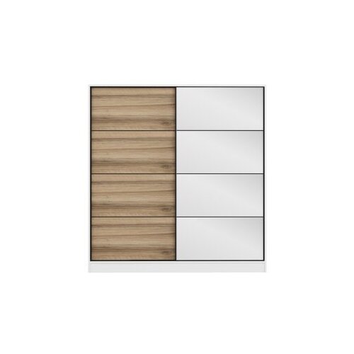 Woody Fashion Ormar Kale 180x210x52cm Bijelo-Bež Slike