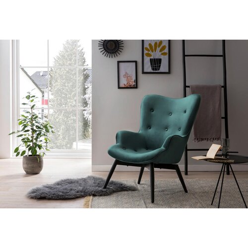 Livetastic FOTELJ, zelena tekstil Slike