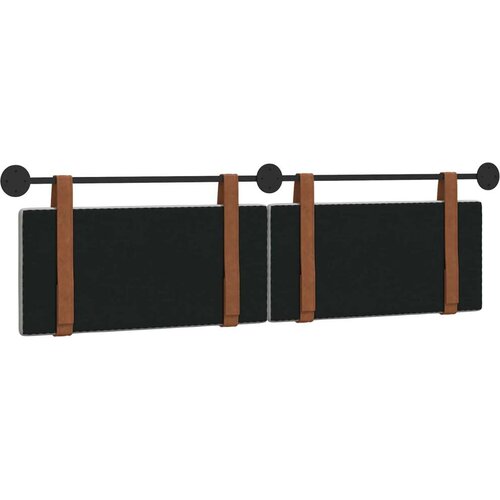 Držeće uzglavlje Zidne Oblačnosiva 170 x 55 x 5 cm Antikni PU - Siva boja oblaka 160 cm bez LED Slike