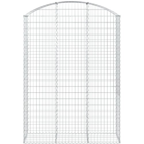  Gabionska ko&amp;scaron;ara s lukom 150x50x200/220 cm pocinčano željezo Slike