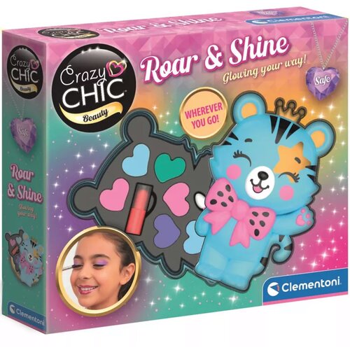 Clementoni Crazy Chic: Roar &amp;amp;amp, Shine set &amp;scaron;minke u obliku tigra - Slike