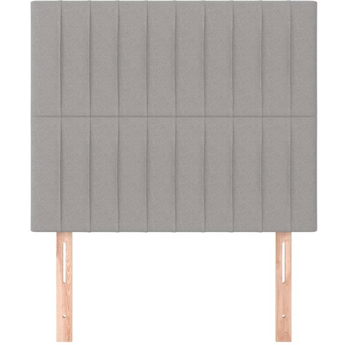 Uzglavlje svijetlosivo 90x5x118/128 cm tkanina Slike