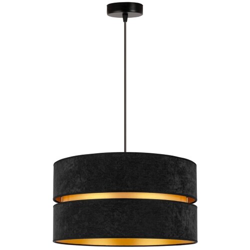  Duolla - Luster na sajli DUO 1xE27/15W/230V prečnik 40 cm crna/zlatna Slike