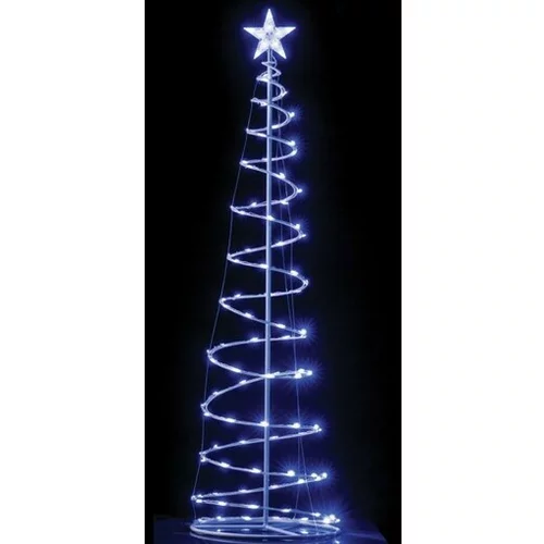 Mq LED zložljiva jelka 185 cm, fi 55 cm bela/modra 3838453839772