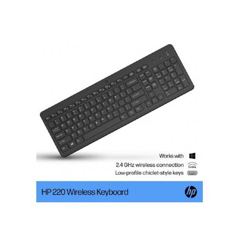 HP tastatura 220 bežična/805T2AA/EUS/crna Cene