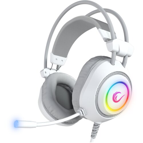 Rampage Slu&scaron;alice sa mikrofonom gaming RM-K19 RAGING PLUS White USB 7.1 Surround RGB LED Gaming Headset with Microphone, 40176 Cijene