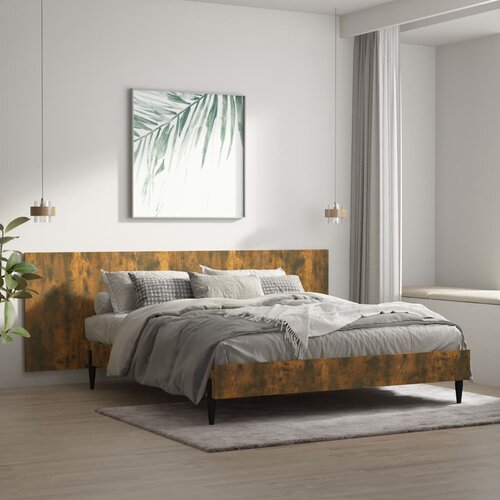 vidaXL Zidno uzglavlje boja dimljenog hrasta 240 x 1,5 x 80 cm drveno Cijene