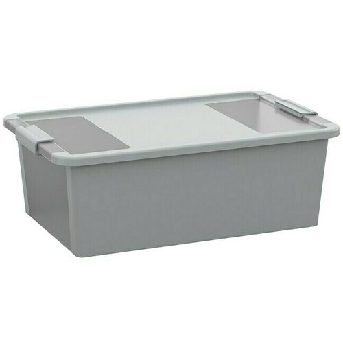 Kis kutija za pohranjivanje Bi Box M (D x &amp;Scaron; x V: 55 x 35 x 19 cm, Sive boje, S poklopcem) Slike