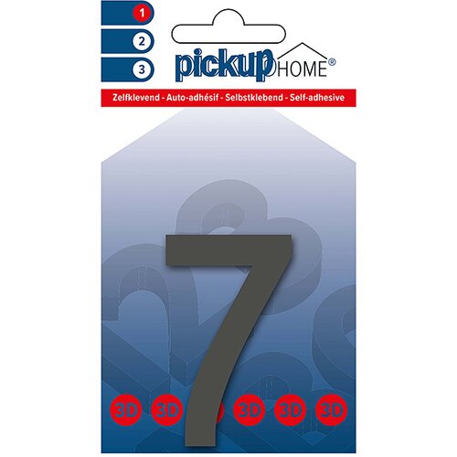 Rio Številka Pickup 3D Home Rio (Motiv: 7, višina: 6 cm, sive barve) Cene