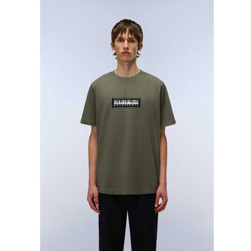 Napapijri S-box logo ss tea leaf g0a Slike
