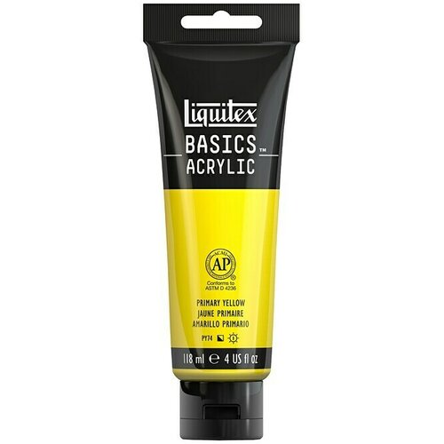 LIQUITEX Basics Akrilna boja (Osnovna žuta, 118 ml, Tuba) Slike