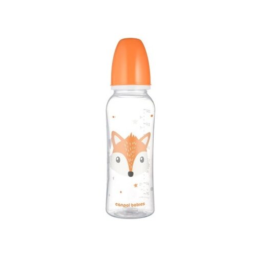Canpol babies flasica cute animals 250ml (11/841) - orange ( 11/841_ora ) Cene