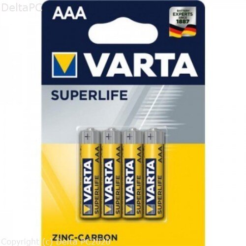 Varta baterije AAA Zinc-Carbon R03 4 KOM Cijene