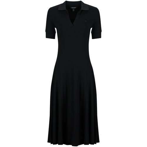 Polo Ralph Lauren KNIT POLO DRESSES Crna Slike